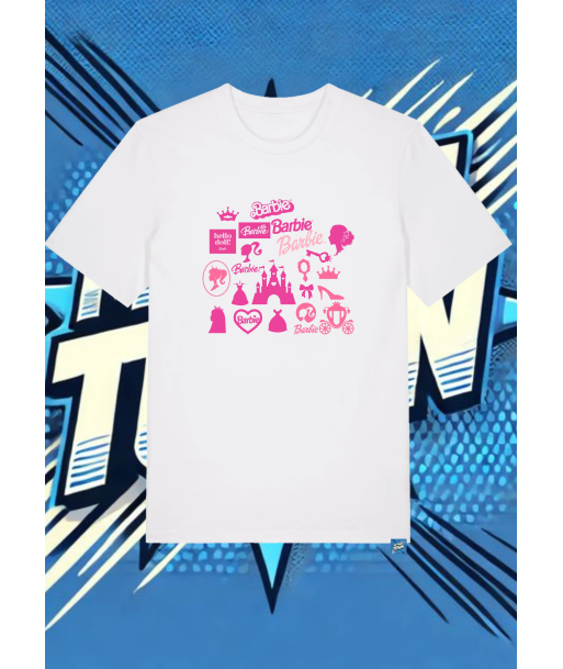 Camiseta Blanca Barbie Barbie1 | camiseta anime