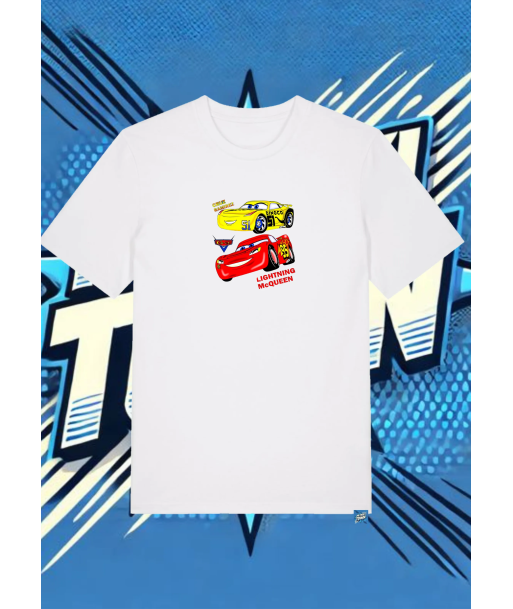 Camiseta Blanca Cars Cars1 | camiseta anime