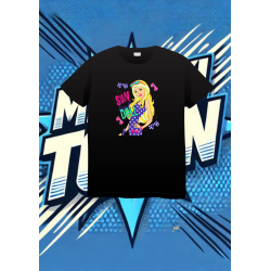 Camiseta Negra Barbie Sun Kissel Doll Barbie1 | camiseta anime