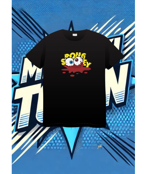 Camiseta Negra Bob Esponja Sangrienta Bob Esponja1 | camiseta anime