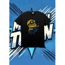 Camiseta Negra Minion2minions1 | camiseta anime