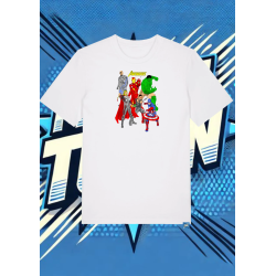 Camiseta Blanca Avengers Avengers1 | camiseta anime