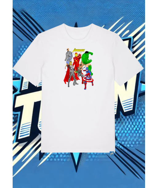 Camiseta Blanca Avengers Avengers1 | camiseta anime