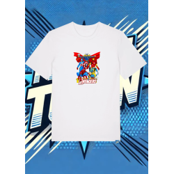 Camiseta Blanca Avengers Classic Avengers1 | camiseta anime