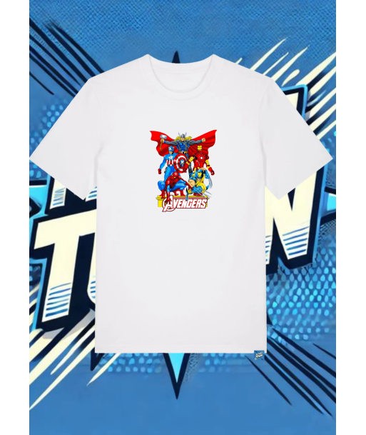 Camiseta Blanca Avengers Classic Avengers1 | camiseta anime