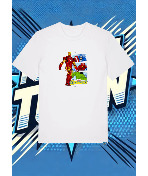 Camiseta Blanca Avengers Marvel Avengers1 | camiseta anime