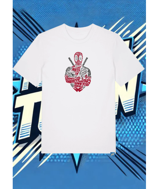 Camiseta Blanca Deadpool Human Mutate Deadpool1 | camiseta anime