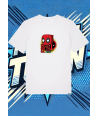 Camiseta Blanca Deadpool Lnea Temporal Deadpool1 | camiseta anime