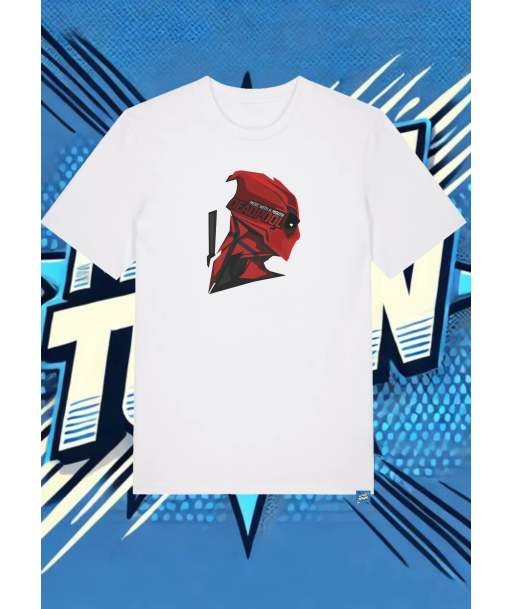 Camiseta Blanca Deadpool Rostro Deadpool1 | camiseta anime