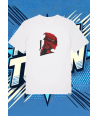Camiseta Blanca Deadpool Rostro Deadpool1 | camiseta anime