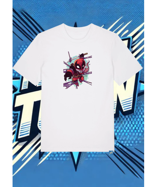 Camiseta Blanca Deadpool Venon Deadpool1 | camiseta anime