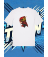 Camiseta Blanca Flash Rostro Flash1 | camiseta anime