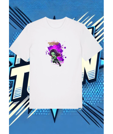Camiseta Blanca Gamora Guardianes Del La Galaxia1 | camiseta anime