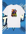 Camiseta Blanca Gemas Infinito Avengers1 | camiseta anime