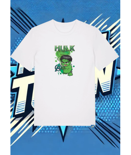 Camiseta Blanca Hulk Avengers Hulk1 | camiseta anime