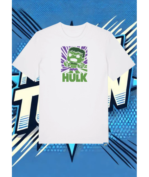 Camiseta Blanca Hulk Marvel Hulk1 | camiseta anime