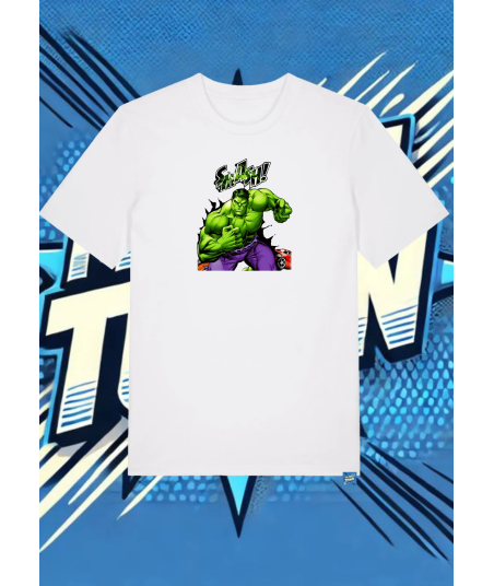 Camiseta Blanca Hulk Smash Hulk1 | camiseta anime