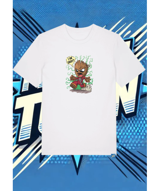 Camiseta Blanca Iam Groot Guardianes Del La Galaxia1 | camiseta anime
