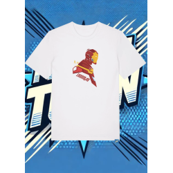 Camiseta Blanca Iron Man2iron Man1 | camiseta anime