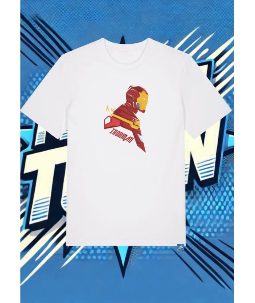 Camiseta Blanca Iron Man2iron Man1 | camiseta anime