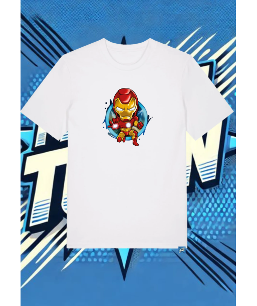 Camiseta Blanca Iron Man Iron Man1 | camiseta anime