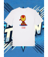Camiseta Blanca Iron Man Marvel Iron Man1 | camiseta anime