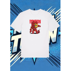 Camiseta Blanca Iron Oxidado Man Iron Man1 | camiseta anime
