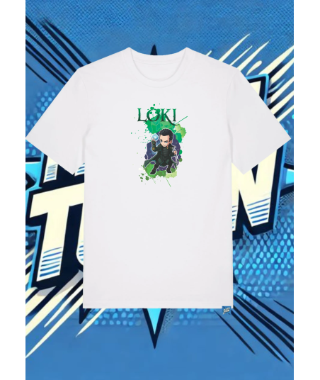 Camiseta Blanca Loki Loki1 | camiseta anime