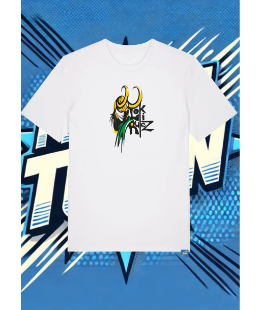 Camiseta Blanca Loki Ruez Loki1 | camiseta anime