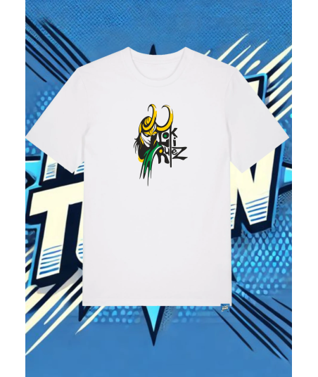 Camiseta Blanca Loki Ruez Loki1 | camiseta anime