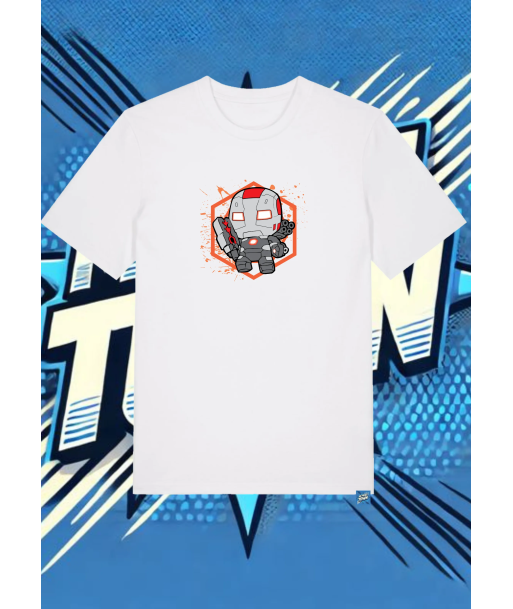 Camiseta Blanca Maquina De Guerra Iron Man1 | camiseta anime