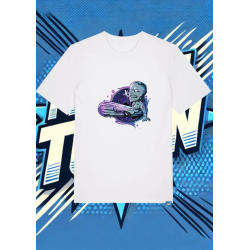 Camiseta Blanca Silver Surfer4fantasticos1 | camiseta anime