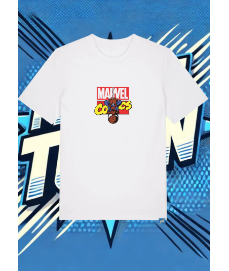 Camiseta Blanca Spiderman Marvel Comics Spiderman1 | camiseta anime