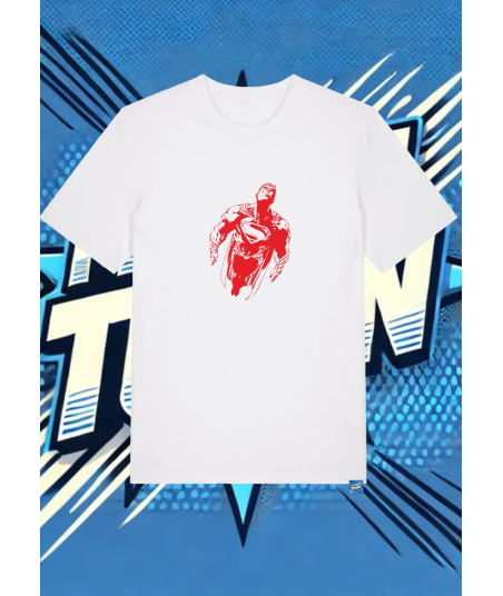Camiseta Blanca Superman Superman1 | camiseta anime
