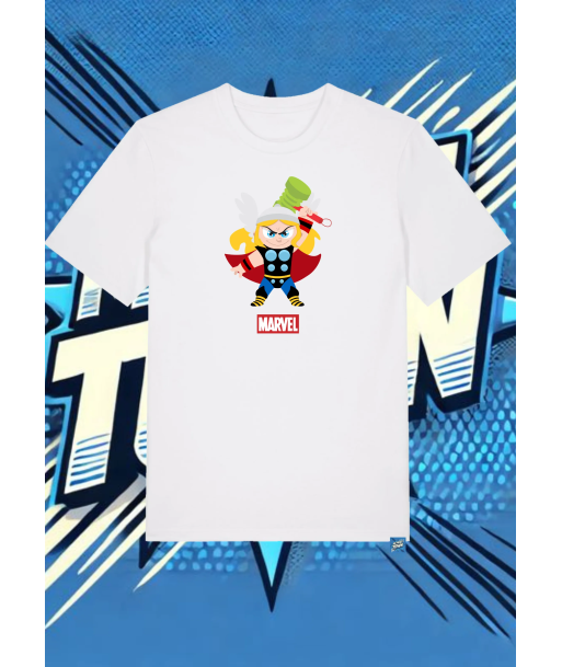 Camiseta Blanca Thor Marvel Thor1 | camiseta anime