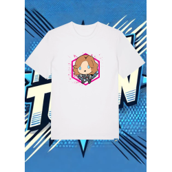 Camiseta Blanca Viuda Viuda Negra1 | camiseta anime