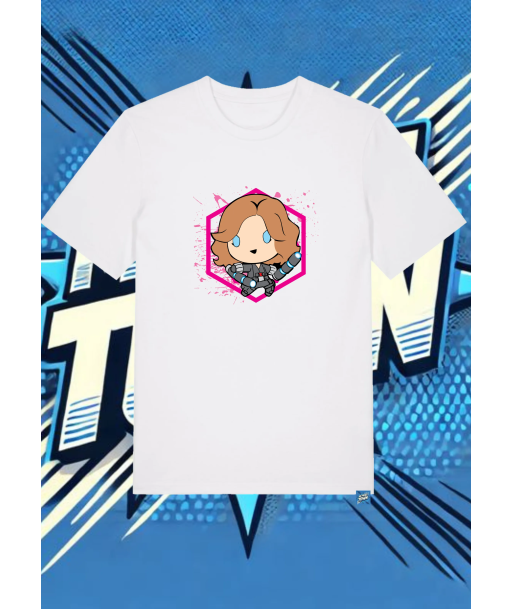 Camiseta Blanca Viuda Viuda Negra1 | camiseta anime