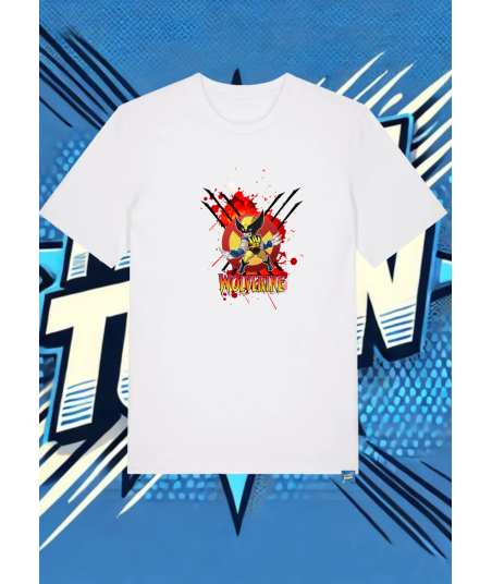 Camiseta Blanca Wolverine Xmen1 | camiseta anime