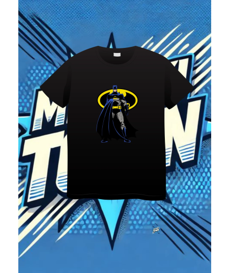 Camiseta Negra Batman Classic Batman1 | camiseta anime