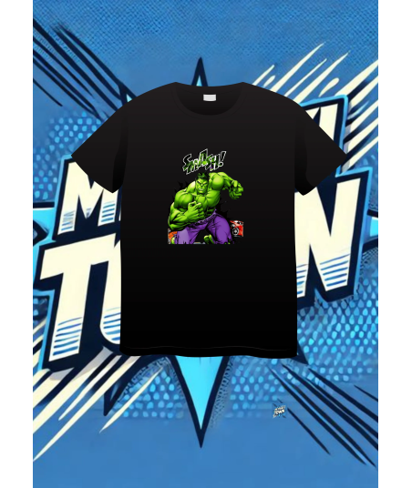 Camiseta Negra Hulk Smash Hulk1 | camiseta anime