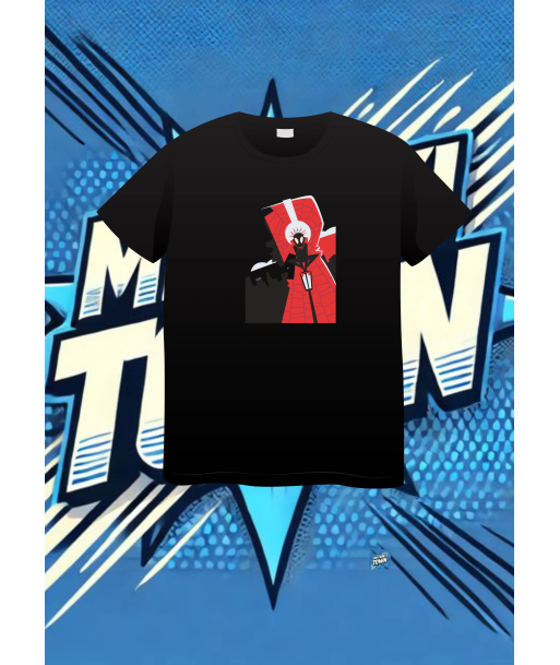 Camiseta Negra Miles Morales Spiderman1 | camiseta anime