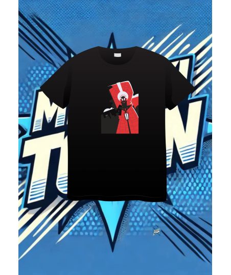 Camiseta Negra Miles Morales Spiderman1 | camiseta anime