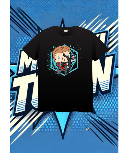 Camiseta Negra Ojo De Halcon Ojo De Halcon1 | camiseta anime