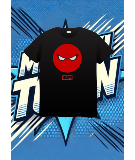 Camiseta Negra Spiderman Marvel Spiderman1 | camiseta anime