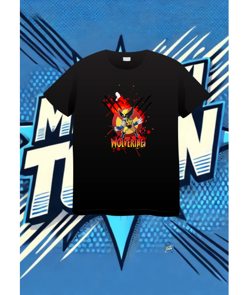 Camiseta Negra Wolverine Xmen1 | camiseta anime