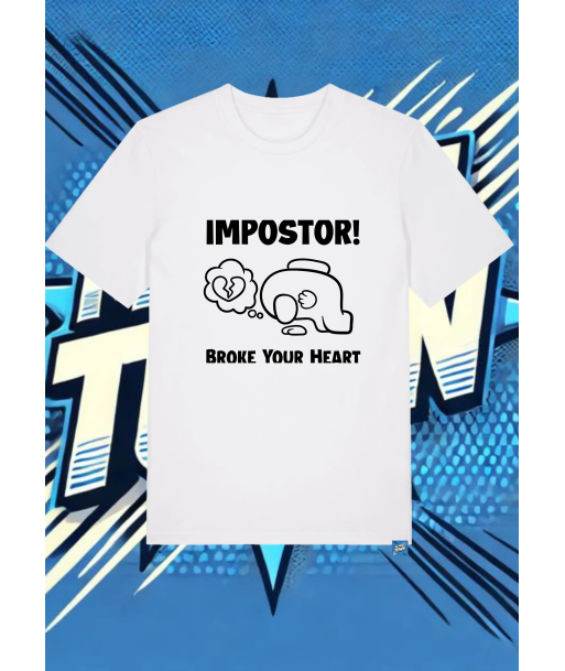Camiseta Blanca Among Us Impostor | camiseta anime