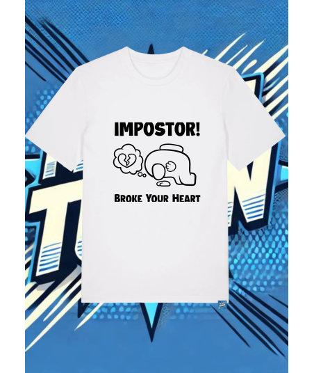 Camiseta Blanca Among Us Impostor | camiseta anime