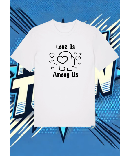 Camiseta Blanca Among Us Impostor | camiseta anime