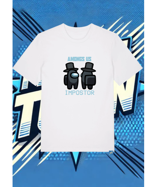 Camiseta Blanca Among Us Impostor | camiseta anime
