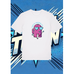 Camiseta Blanca Among Us Rosa Impostor | camiseta anime